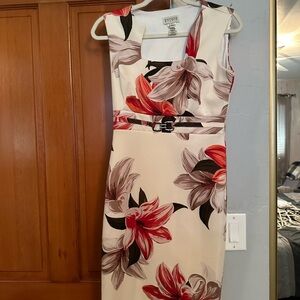 Ivanka Trump Women's Floral Dress - Red and Black